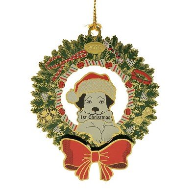 ChemArt 2015 Puppy’s First Christmas Ornament