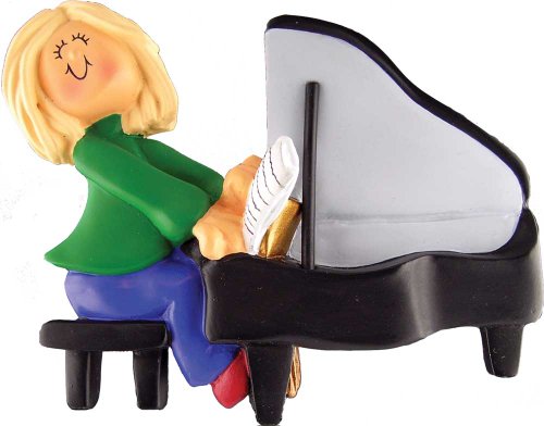 Music Treasures Co. Piano Player Ornament
