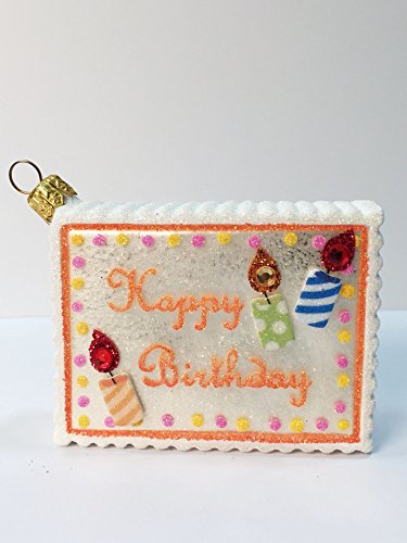 Ornaments to Remember: BIRTHDAY CAKE (Candles) Christmas Ornament