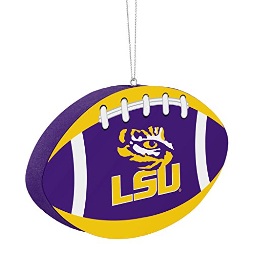 LSU Tigers Official NCAA 4 inch Foam Christmas Ball Ornament by Forever Collectibles 240759