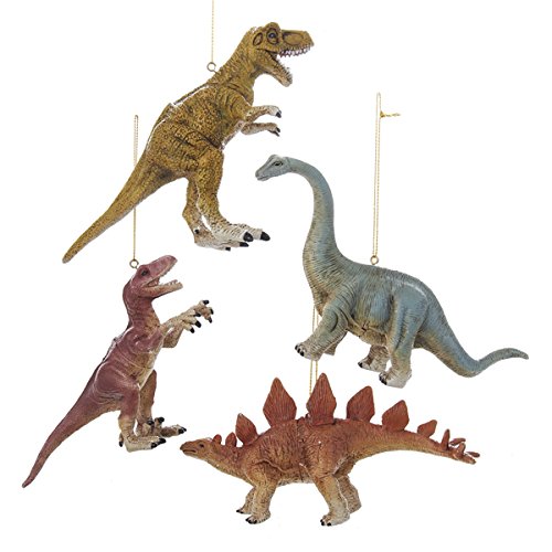Kurt Adler Dinosaur Ornament Set OF 4