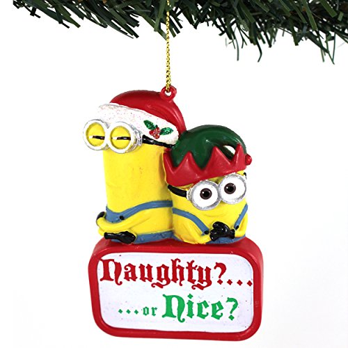 Despicable Me Minions Kurt Adler Ornament Gift Boxed (Naughty or Nice?)