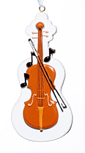Muscial Christmas Holiday Violin Ornament-Free Name Personalized-Shipped In One Day
