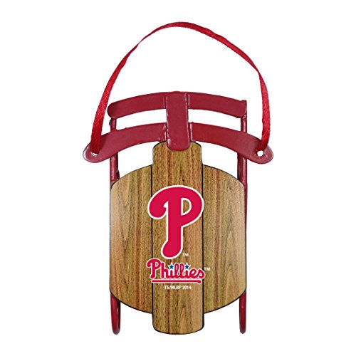 Philadelphia Phillies – MLB Official 3.5″ Metal Sled Ornament