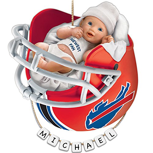 NFL Buffalo Bills Personalized Baby’s First Christmas Ornament by The Bradford Exchange