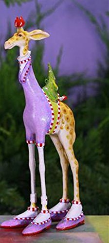 8″ Patience Brewster Krinkles George Giraffe Decorative Christmas Ornament