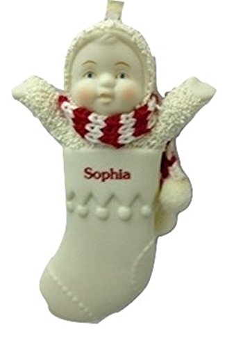 Snowbabies Personalized Name Christmas Stocking Ornament – Sophia