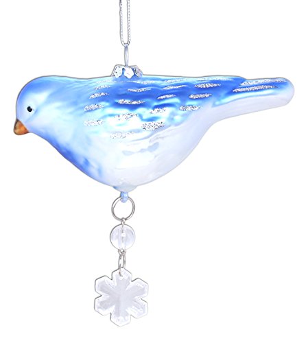 Ganz 5.5” “Bluebird of Happiness” with Snowflake Ornament