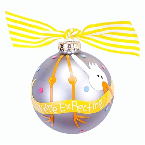 We’re Expecting Stork Ornament by Coton Colors