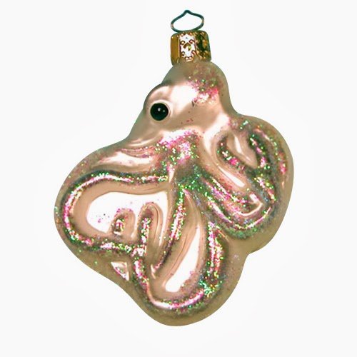 Ornaments to Remember: OCTOPUS Christmas Ornament (White)