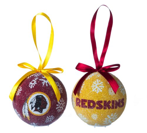 Washington Redskins Official NFL LED Box Set Ornaments by Evergreen Enterprises