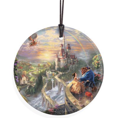 Thomas Kinkade (Beauty and the Beast Falling in Love) StarFire Prints Wall Décor