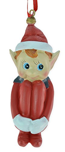 4″ Retro Elf Christmas Ornament