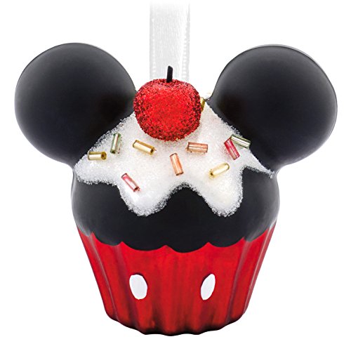 Hallmark Premium Disney Mickey Mouse Cupcake Christmas Ornament