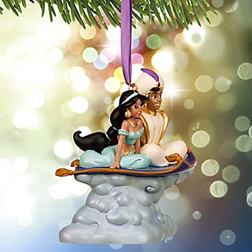 Disney Jasmine and Aladdin Musical Ornament