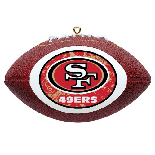 NFL San Francisco 49ers Mini Replica Football Ornament