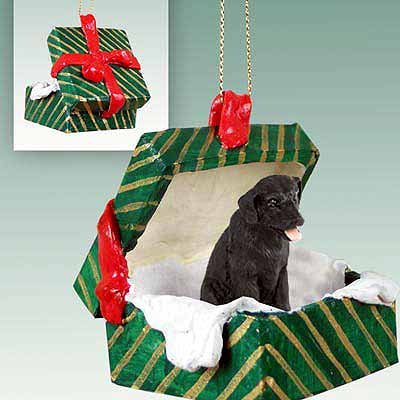 Black Lab Gift Box Christmas Ornament – DELIGHTFUL!