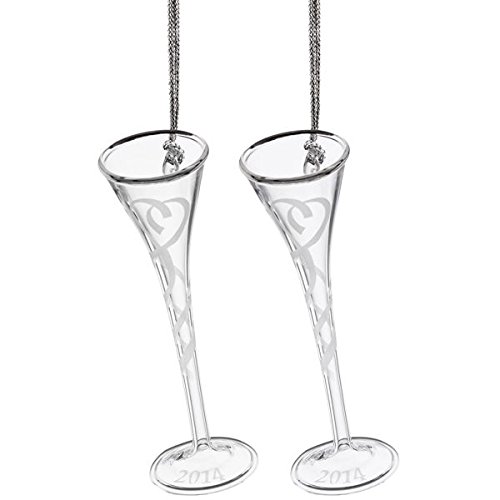 Lenox 2014 Toasting Flutes Ornament – Set of 2
