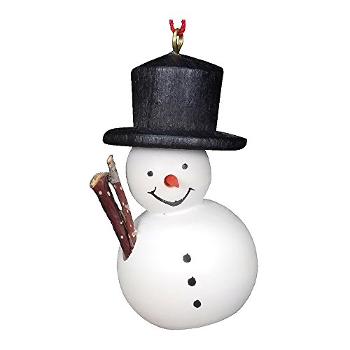 10-0813 – Christian Ulbricht Ornament – Snowman – 1.75″”H x 1″”W x 1″”D