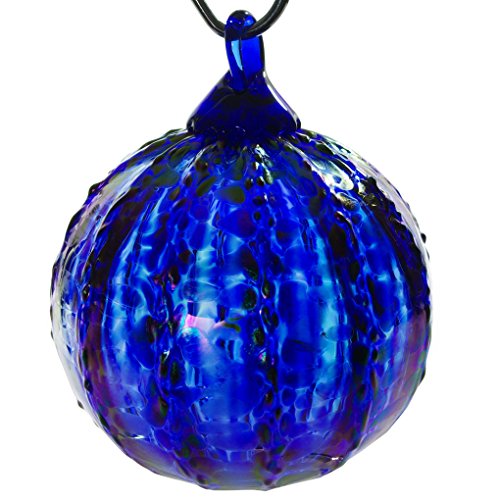 Glass Eye Studio Hand Blown Glass Ornament – Cobalt Luster