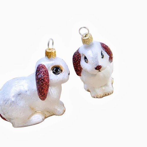Ornaments to Remember: BUNNY Christmas Ornament (Lop Ear)