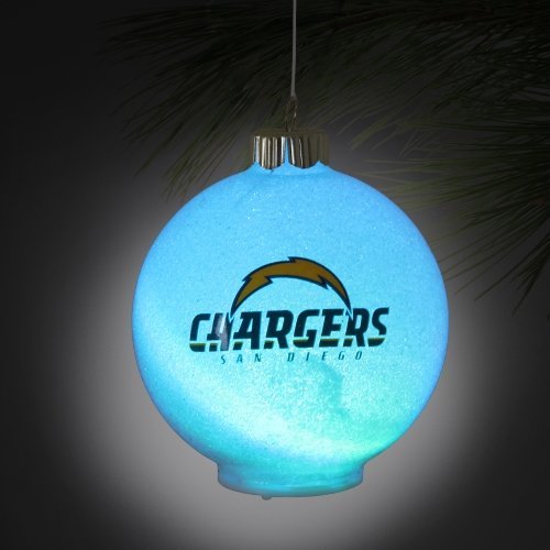 San Diego Chargers Color Changing LED Ball Ornament