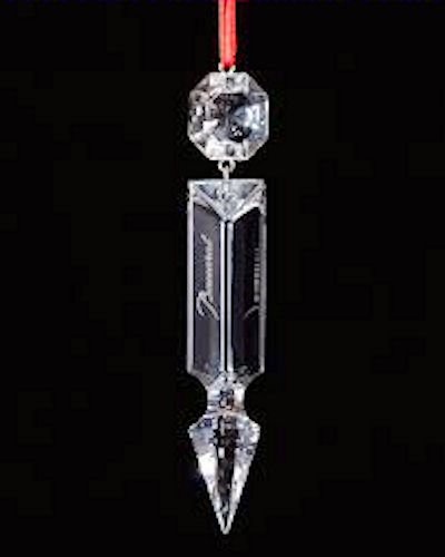 Baccarat Crystal 2013 Prism Ornament