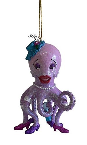 December Diamonds Purple Octavia Ocean Octopus Christmas Ornament