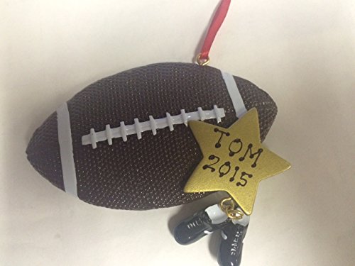 Personalized Sports Football Christmas Holiday Handwritten Ornament-free Personalization
