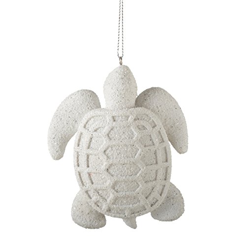 White Turtle Ornament