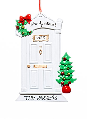 Christmas Holiday New Apartment Ornament-Free Name Personalizatiojn-Shipped In One Day