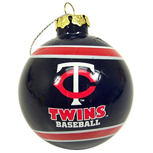 Minnesota Twins Official MLB 3′ Glass Ball Christmas Ornament by Forever Collectibles