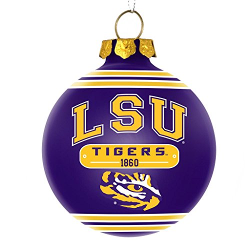LSU Tigers Official NCAA 2014 Year Plaque Ball Ornament by Forever Collectibles