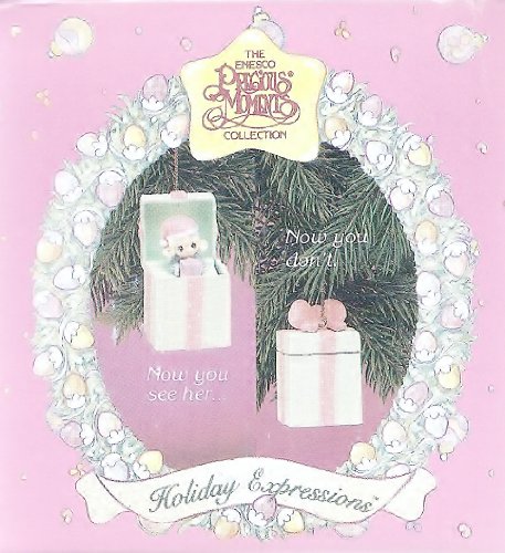 Precious Moments Little Girl Pop-up Christmas Ornament 1993