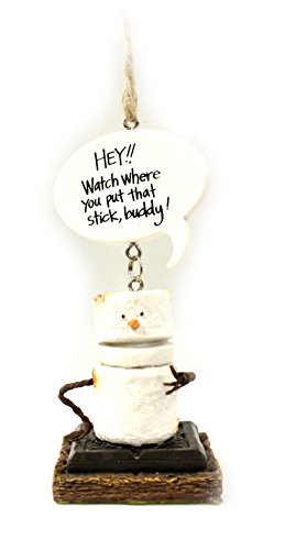 Toasted S’Mores Watch Where You Put That Stick! Christmas/ Everyday Ornament