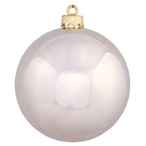 Vickerman 34823 – 2.75″ Champagne Shiny Ball Christmas Tree Ornament (12 pack) (N590738DSV)
