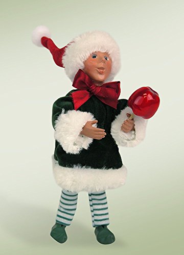 7″ Kindles “Sticky” Poseable Elf with Candy Apple Christmas Figure