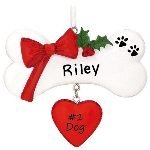 Dog Bone withBow Ornament
