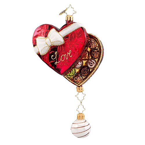 Christopher Radko Box of Love Christmas Ornament, Box of Candy