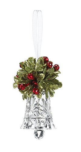 GANZ 3″ Kyrstal Kiss Ball Ornament, Teeny Mistletoe Bell – Wedding Acrylic Kissing Crystal-like KK237