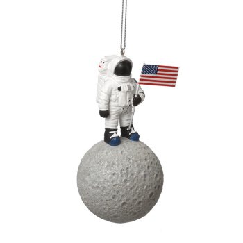 Astronaut on the Moon Ornament