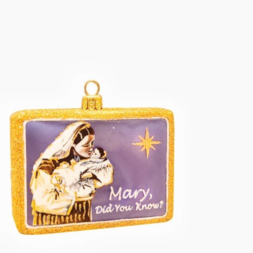 Ornaments to Remember: MARY, DID YOU KNOW? Christmas Ornament