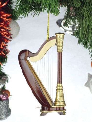 Music Treasures Co Harp II Ornament