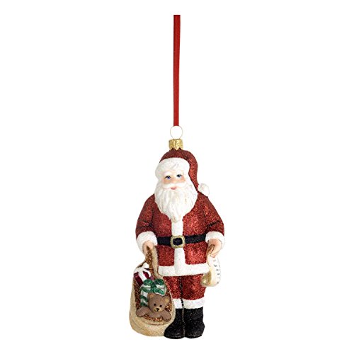 Reed & Barton C4416 Classic Christmas Santa with Toys Ornament
