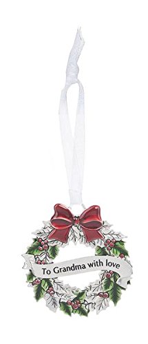 GANZ Wreath Ornament – To Grandma W/Lv – Ornament Christmas Sentimental Gift EX26533
