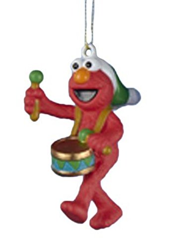 Sesame Street Christmas Ornament Elmo Playing Drums Holiday Ornament 60