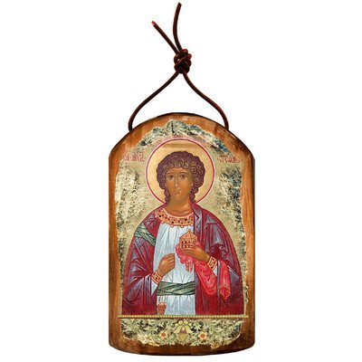 G. Debrekht Saint Stephen Icon Wooden Ornament