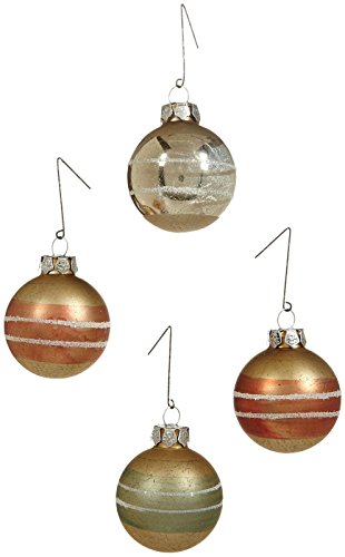 Creative Co-Op set of 12 mercury glass mini ornaments