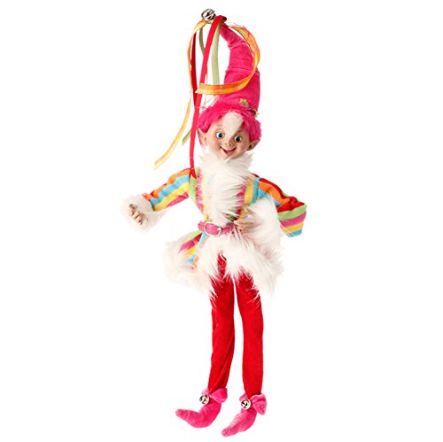 RAZ Imports 16″ Posable Elf Ornament – Merry & Bright Christmas Collection -3402538