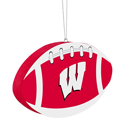 Wisconsin Badgers Official NCAA 4 inch Foam Christmas Ball Ornament by Forever Collectibles 241015